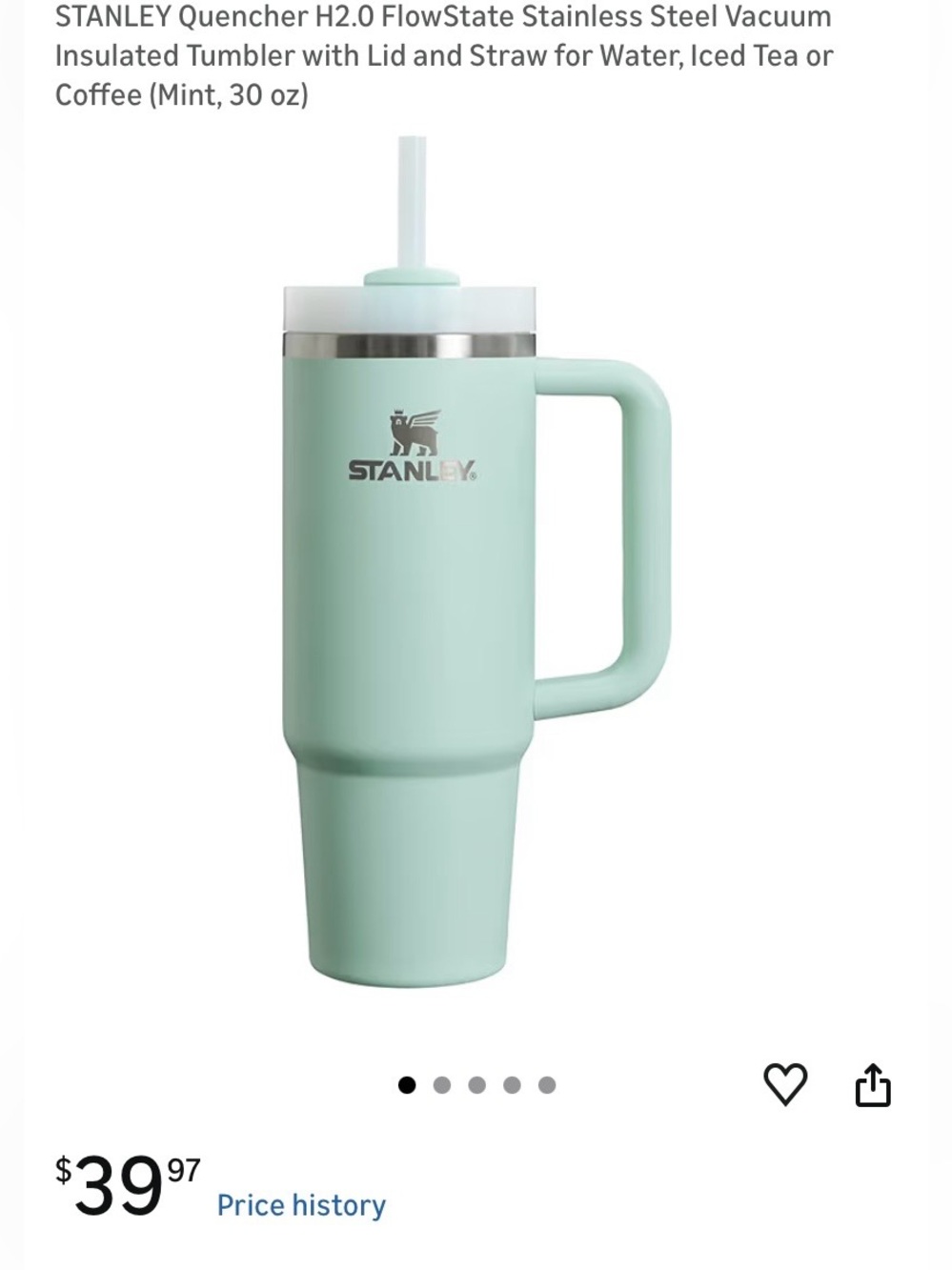 Stanley Quencher H2.0 FlowState 30oz Tumbler
